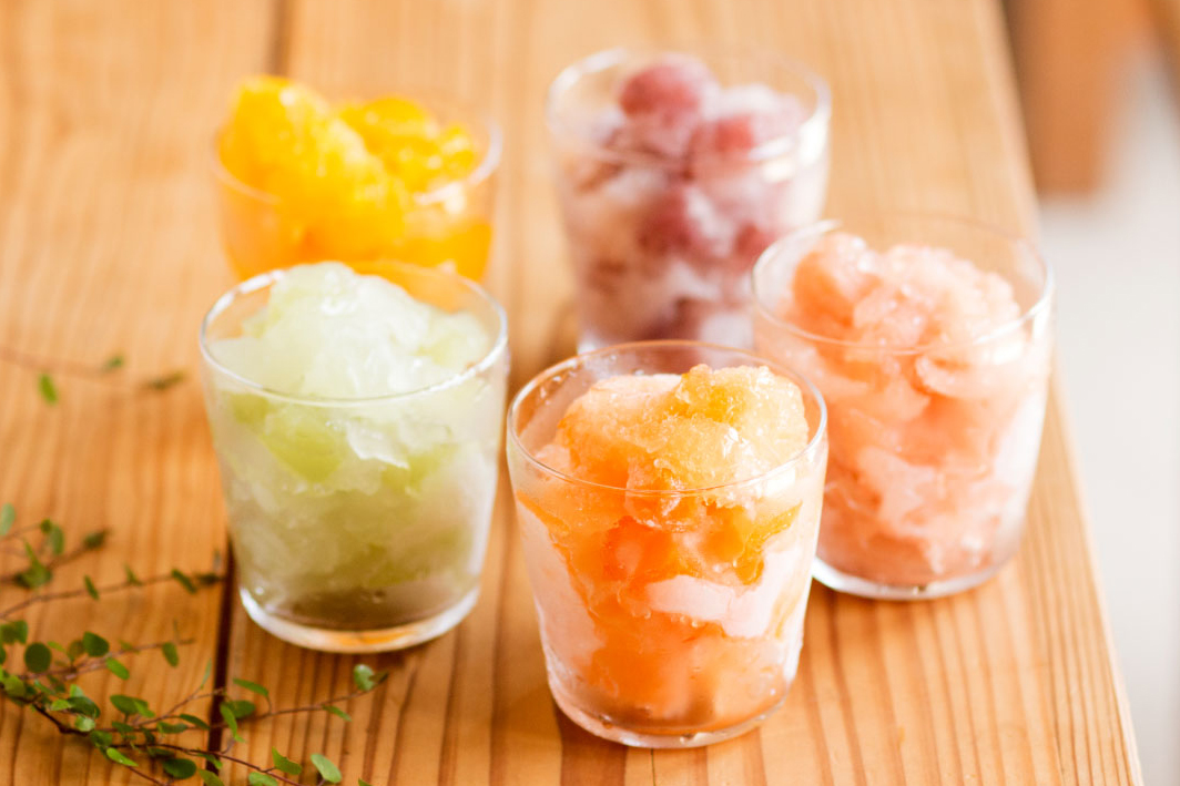 ゼリーシャーベット