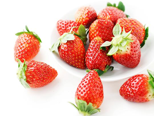 七楽の郷のいちご（約300gパック×2パック)