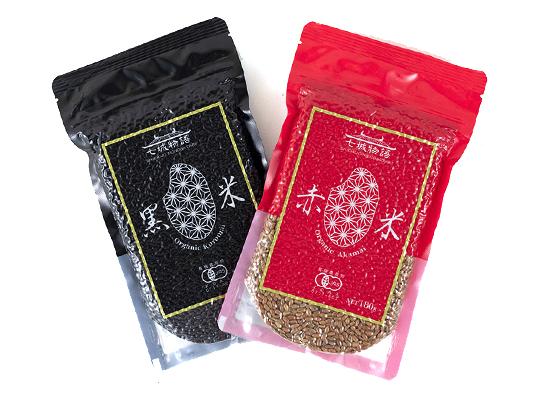 有機JAS 高野さんちの自然栽培米黒米180g